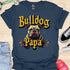Bulldog Papa - V6 - Gothic Graphic T-Shirt